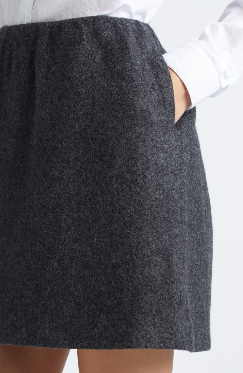 Shushu/Tong Smocked Miniskirt, Alternate, color, Dark Grey