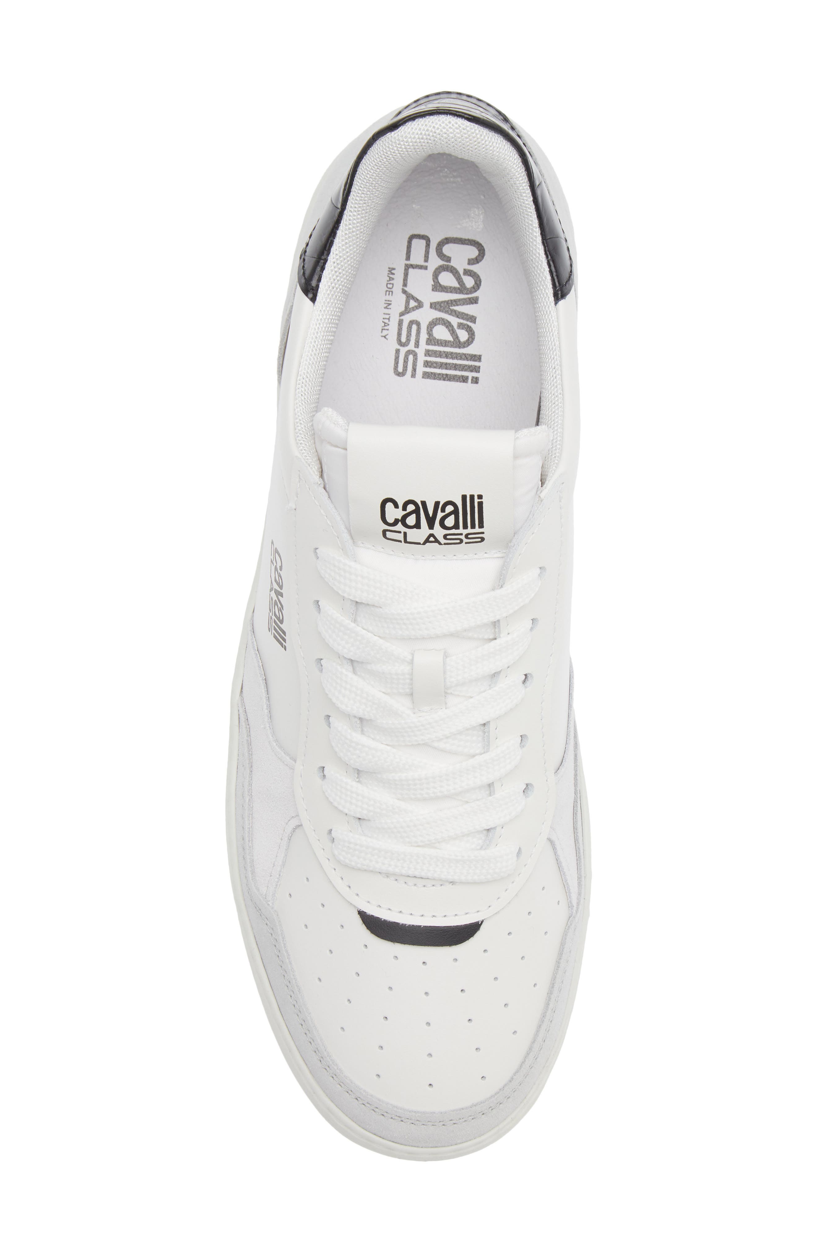 Roberto Cavalli Logo Low Top Sneaker, Alternate, color, 