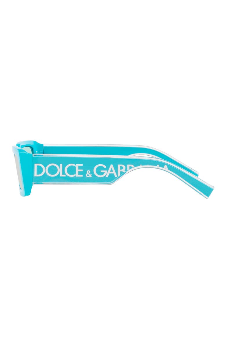 53mm Rectangular Sunglasses, Alternate, color, AZURE
