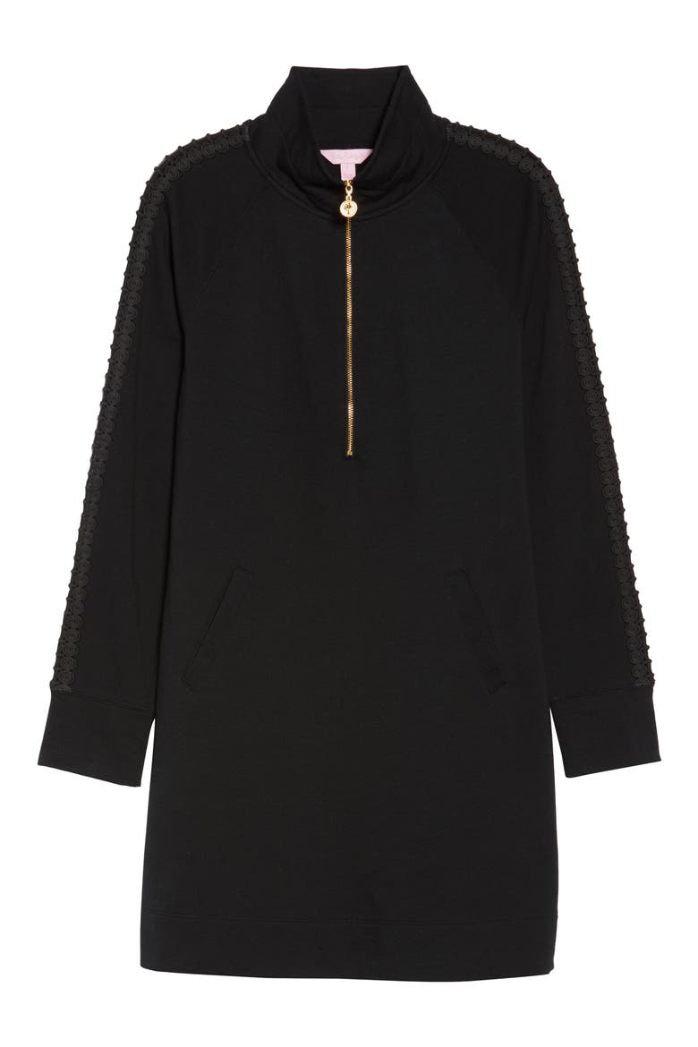 Skipper Shift Dress, Alternate, color, ONYX
