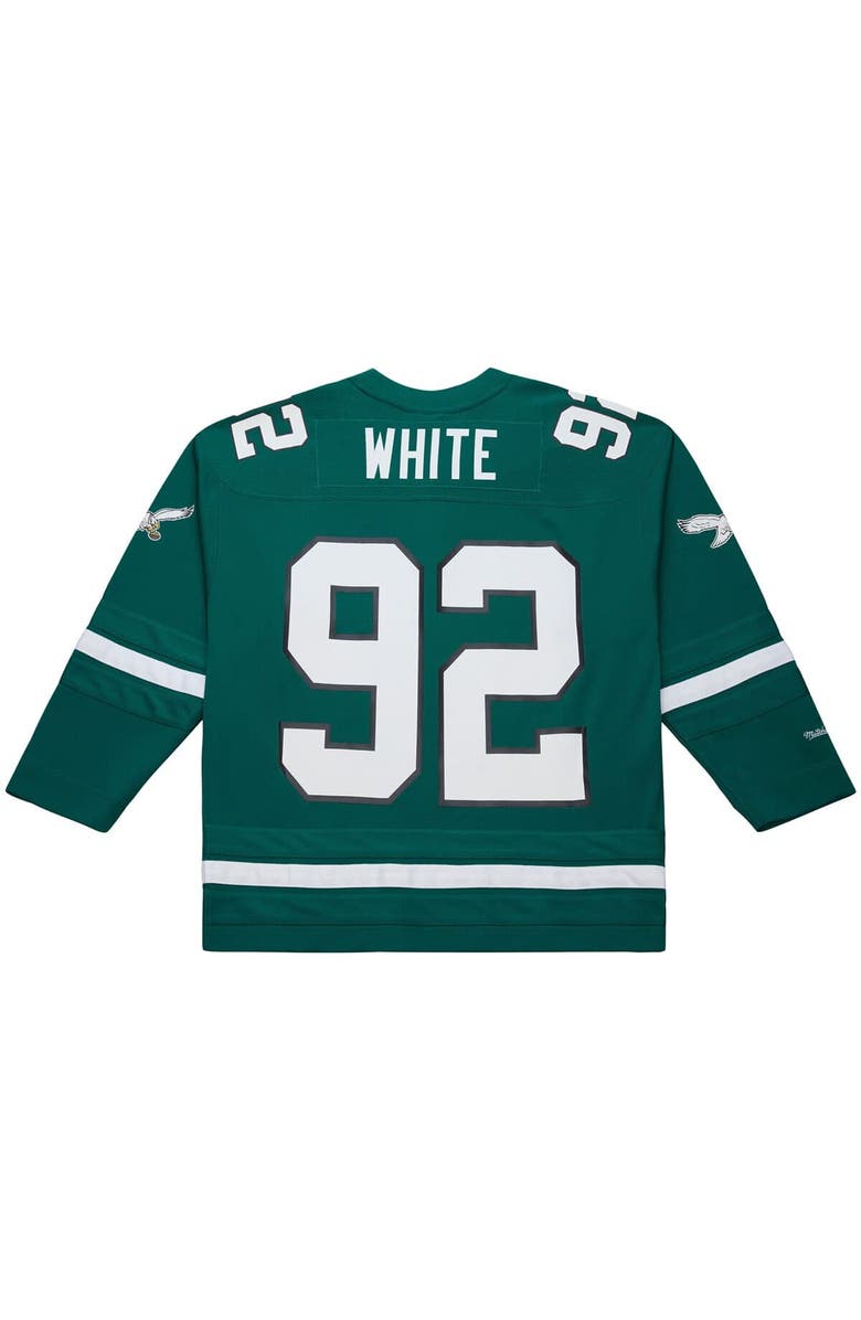 Mitchell & Ness Men's Mitchell & Ness Reggie White Kelly Green Philadelphia Eagles Maxxed Out Fashion Hockey Jersey, Alternate, color, Kelly Green
