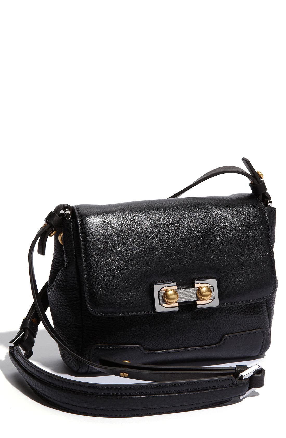 MARC BY MARC JACOBS 'Bob's Memphis Trip' Colorblock Pouchette, Main, color, BLACK
