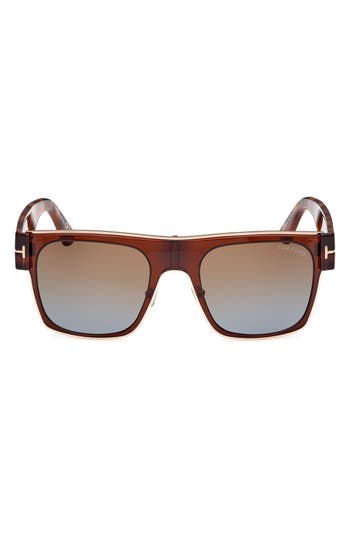 Tom Ford Edwin 54mm Square Sunglasses