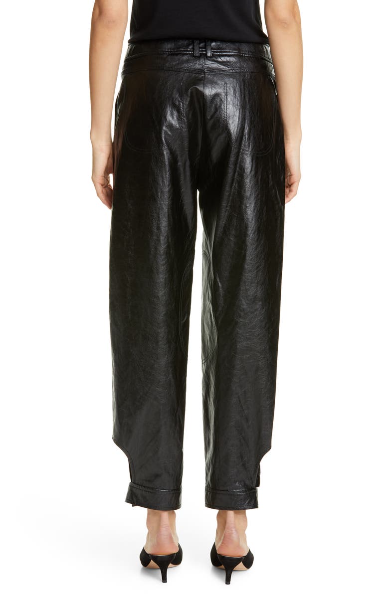 Rejina Pyo Leon Faux Leather Trousers, Alternate, color,