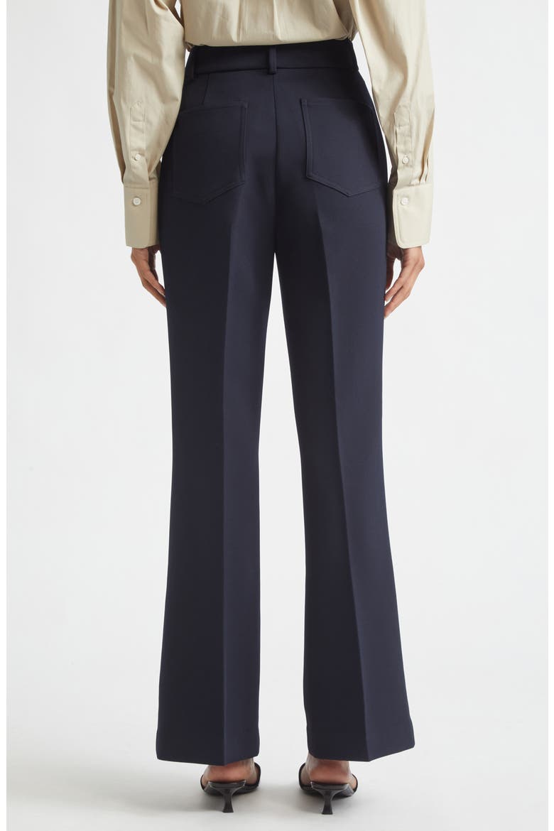 Priya High Waist Flare Leg Pants, Alternate, color, NAVY