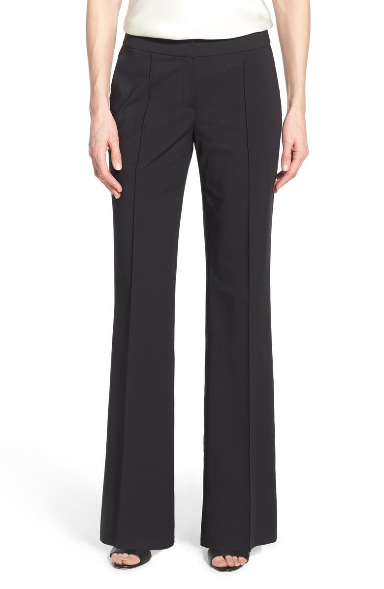 Lafayette 148 New York 'Kenmare' Flare Leg Pants, Main, color, 