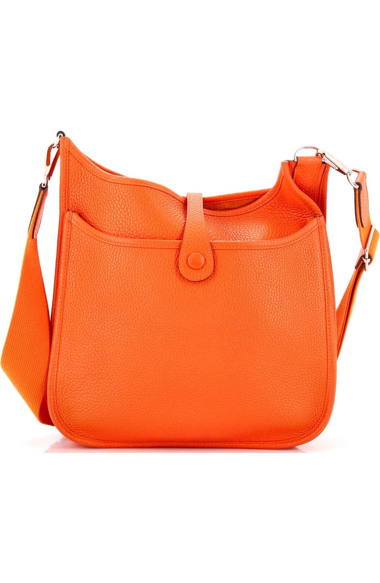 Pre-Owned Hermes Evelyne Bag Gen III Clemence PM, Alternate, color, Feu