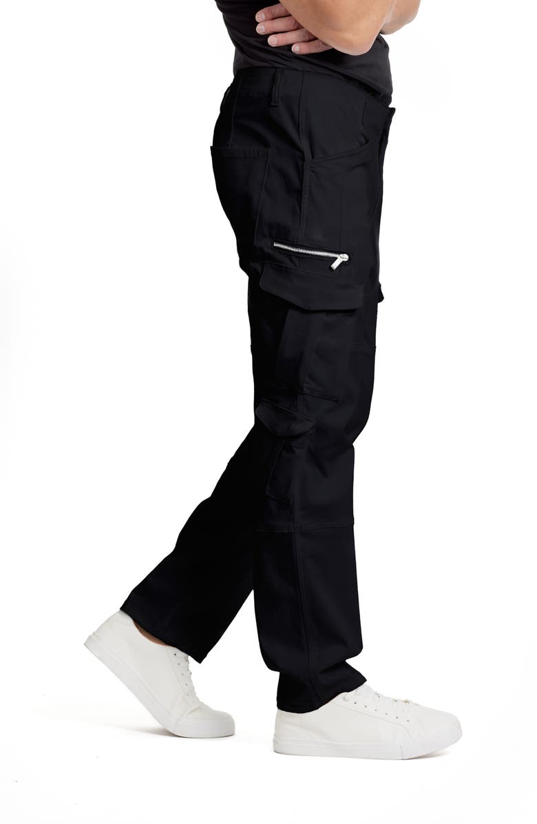 Monfrère Tactical Cargo Pants, Alternate, color, Noir