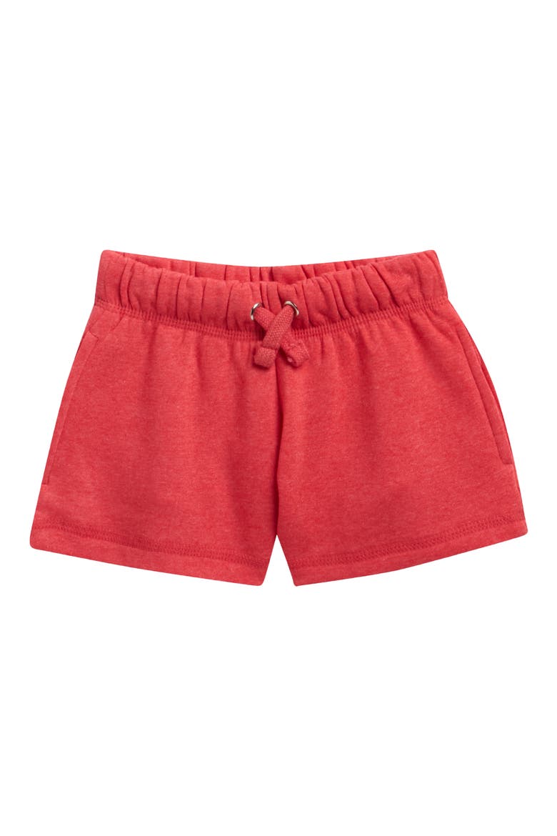Kids' Raw Edge Shorts, Main, color, RED