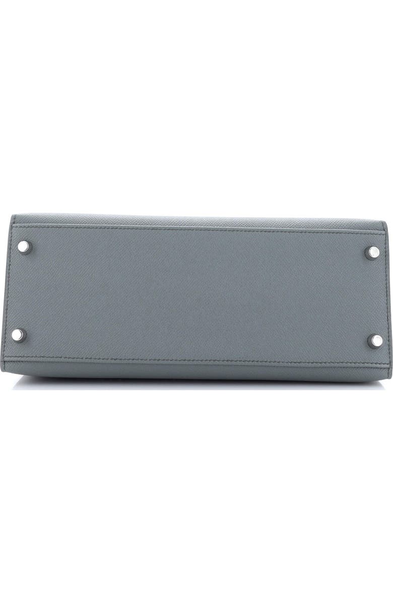 Pre-Owned Hermes Kelly Handbag Green Epsom with Palladium Hardware 28, Alternate, color, Vert Amande