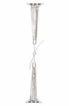 NORDSTROM RACK Crystal Chain Apple Watch® Watchband