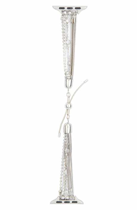 NORDSTROM RACK Crystal Chain Apple Watch® Watchband
