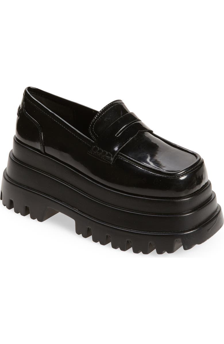 AZALEA WANG Aleo Platform Penny Loafer, Main, color,