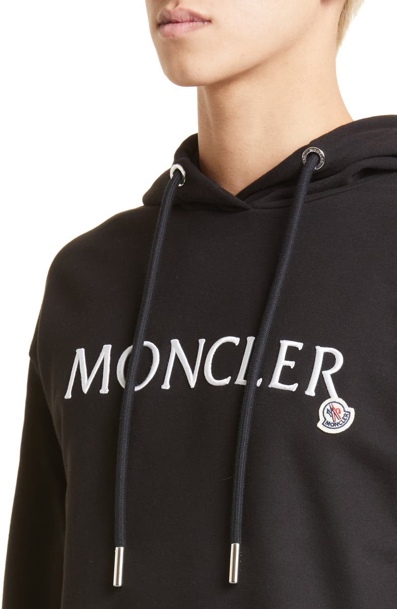 Moncler Logo Hoodie, Alternate, color,