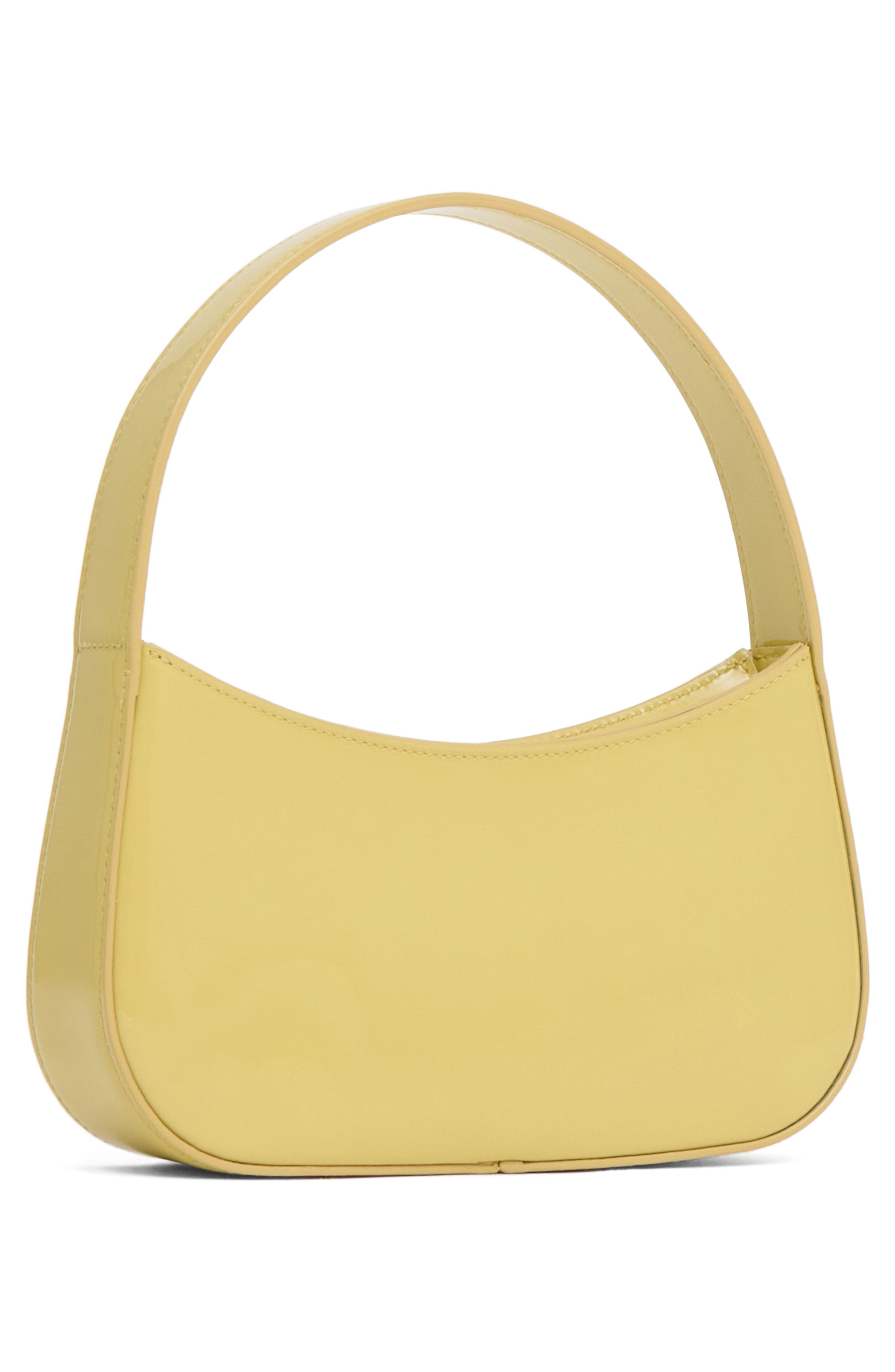 Mansur Gavriel Mini BonBon Patent Leather Shoulder Bag, Alternate, color, Naples