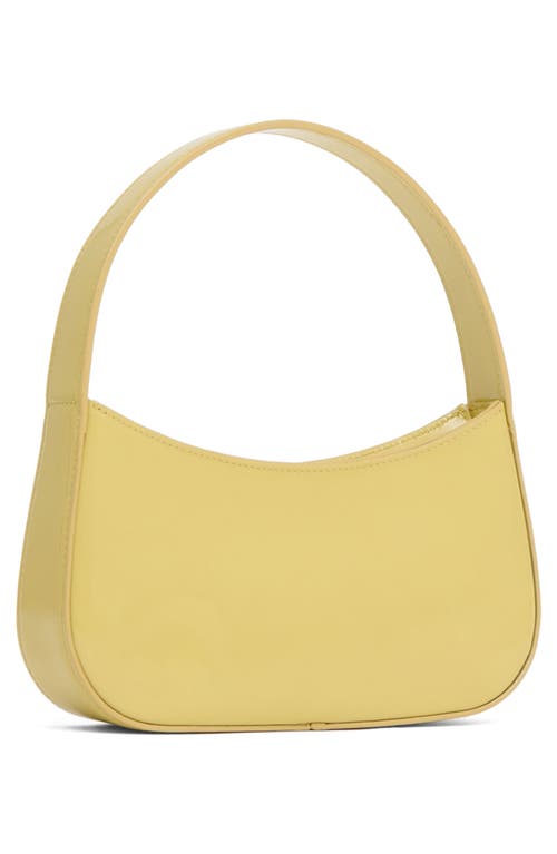 Mansur Gavriel Mini Bonbon Patent Leather Shoulder Bag In Yellow