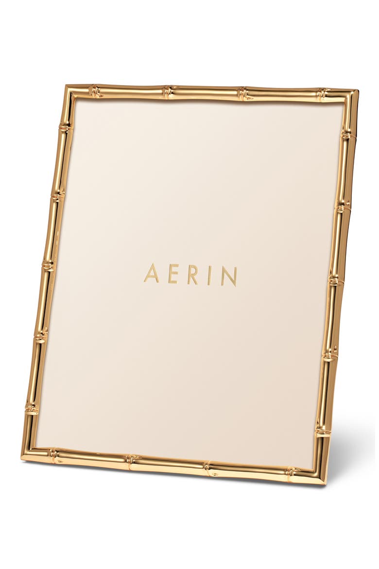 Ava Goldtone Bamboo 8 x 10 Frame, Main, color, GOLD