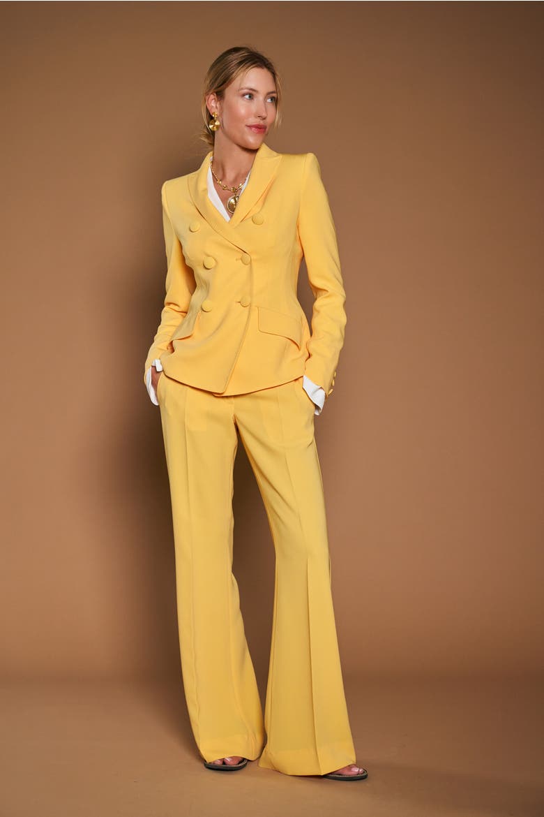Travel Save Boot Cut Trousers, Alternate, color, Yellow