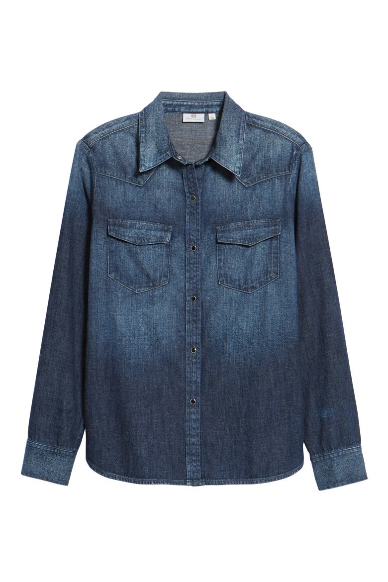 Deanna Denim Shirt, Alternate, color, TIMELESS