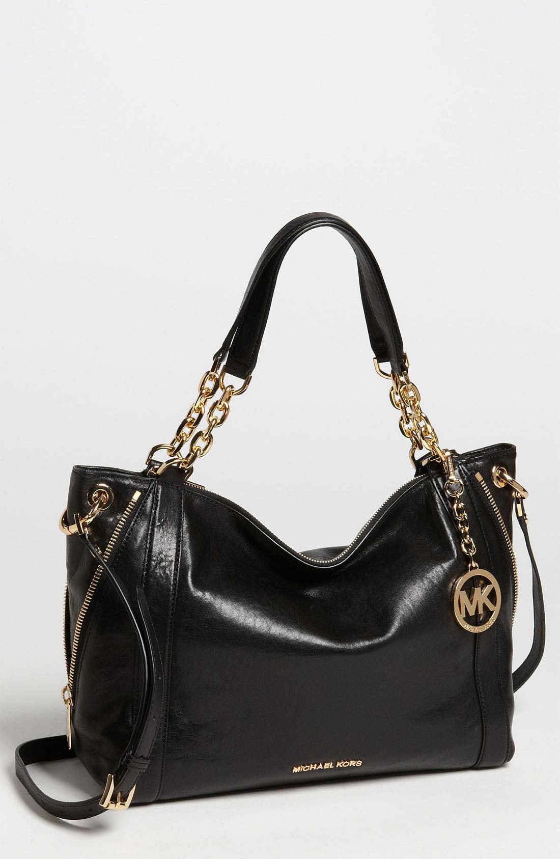'Stanthorpe - Large' Satchel, Main, color, BLACK