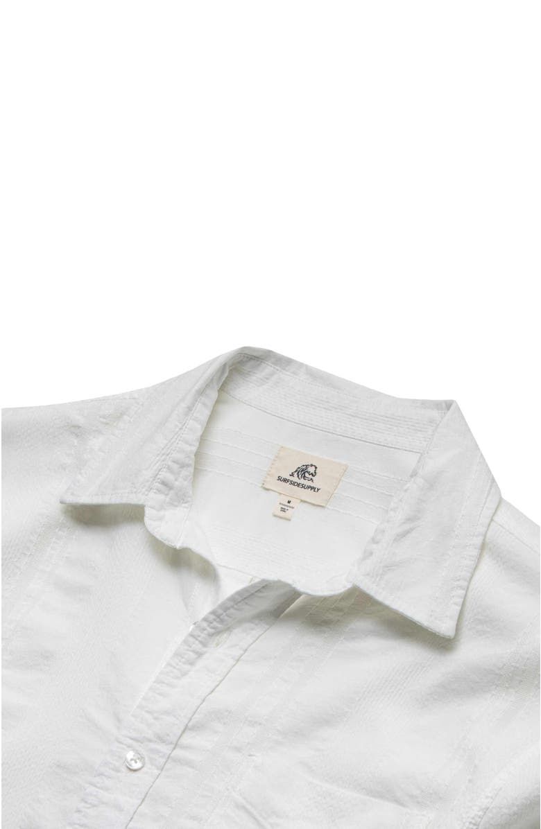 Surfside Supply Co. Brian Dobby Stripe Shirt, Alternate, color, White