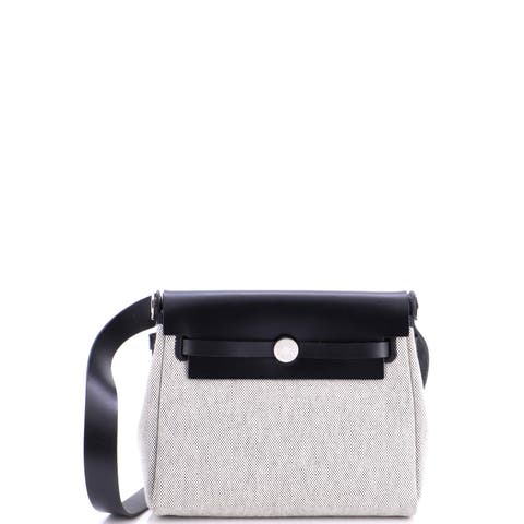 Herbag Zip Toile and Leather 20