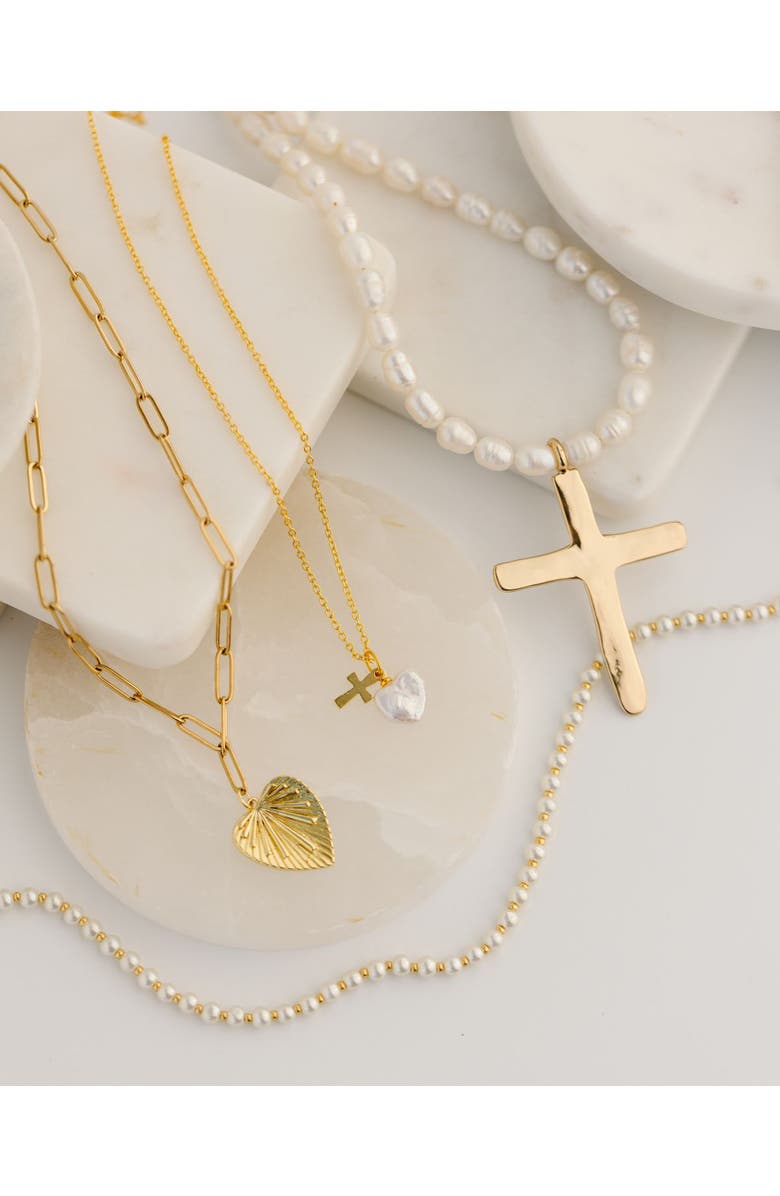 Vi Bella Rae Necklace, Alternate, color, Gold
