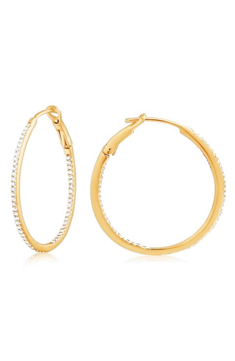 Round Hoop Earrings