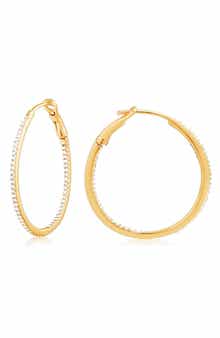 ES JEWELRY Round Hoop Earrings