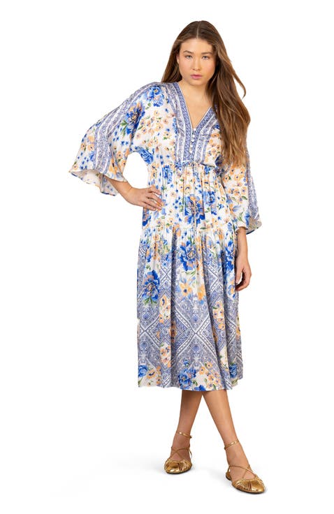 Arianell Charmeuse Midi Dress