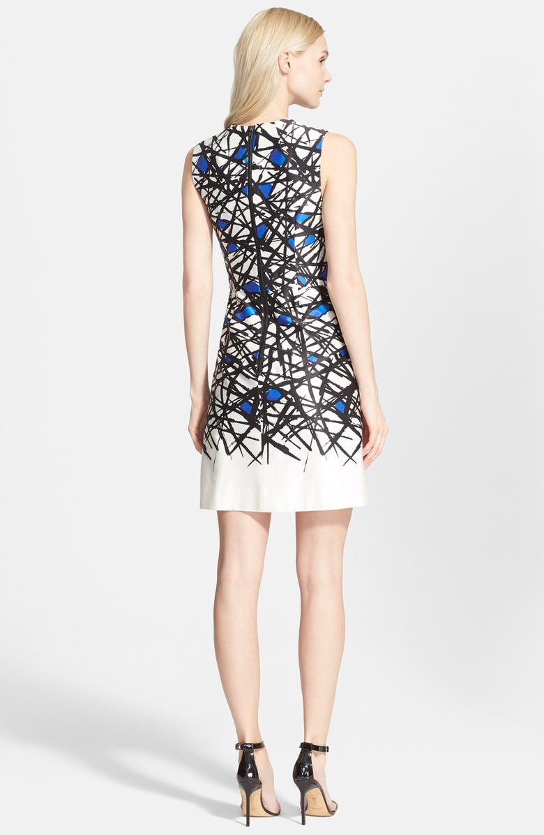 Milly 'Coco' Abstract Print Dress, Alternate, color, 