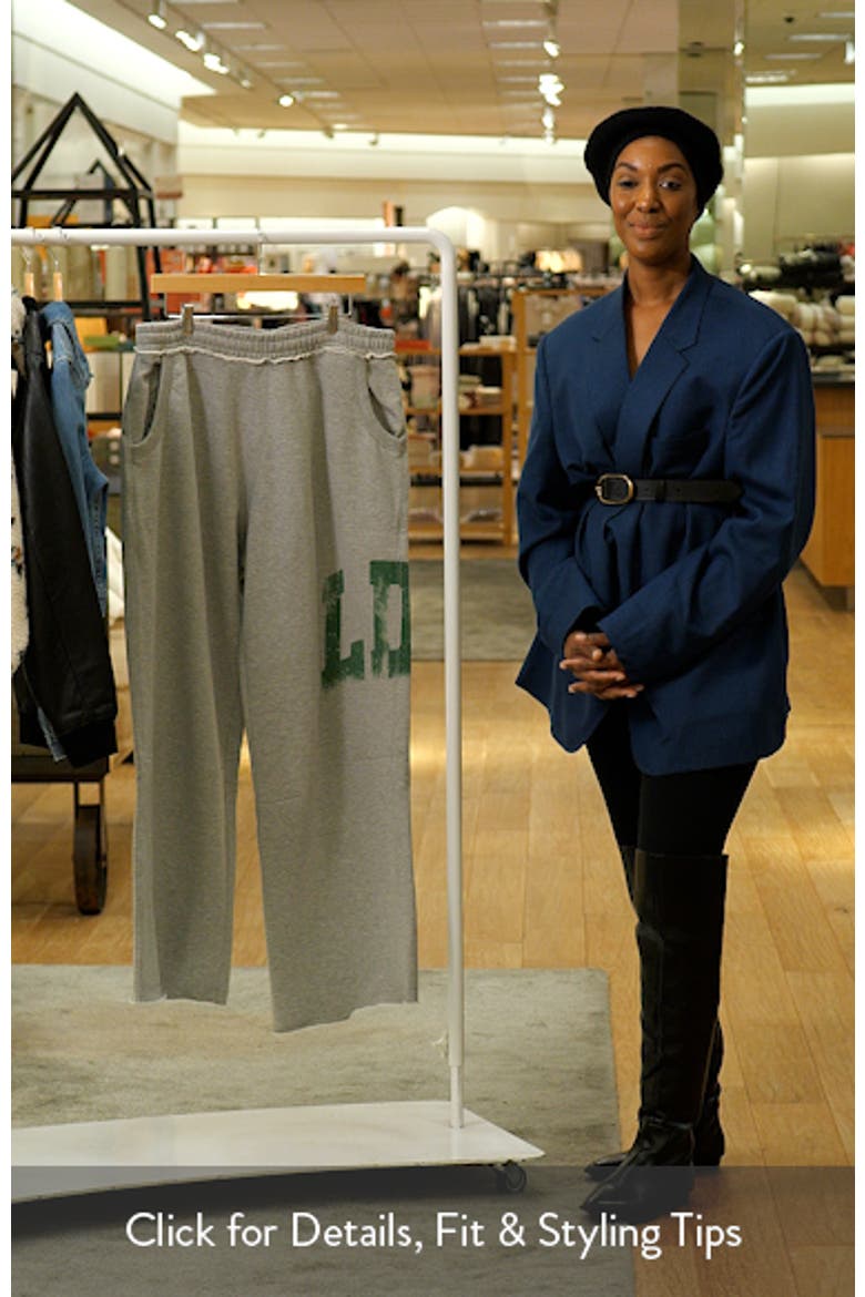 LDN Print Grey Marl Monster Joggers video