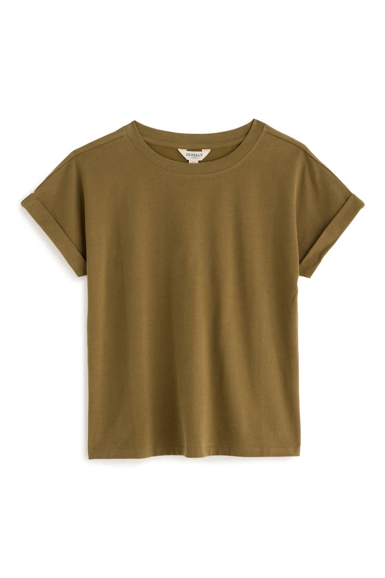 Porthzennor T-Shirt, Alternate, color, FERN MOSS