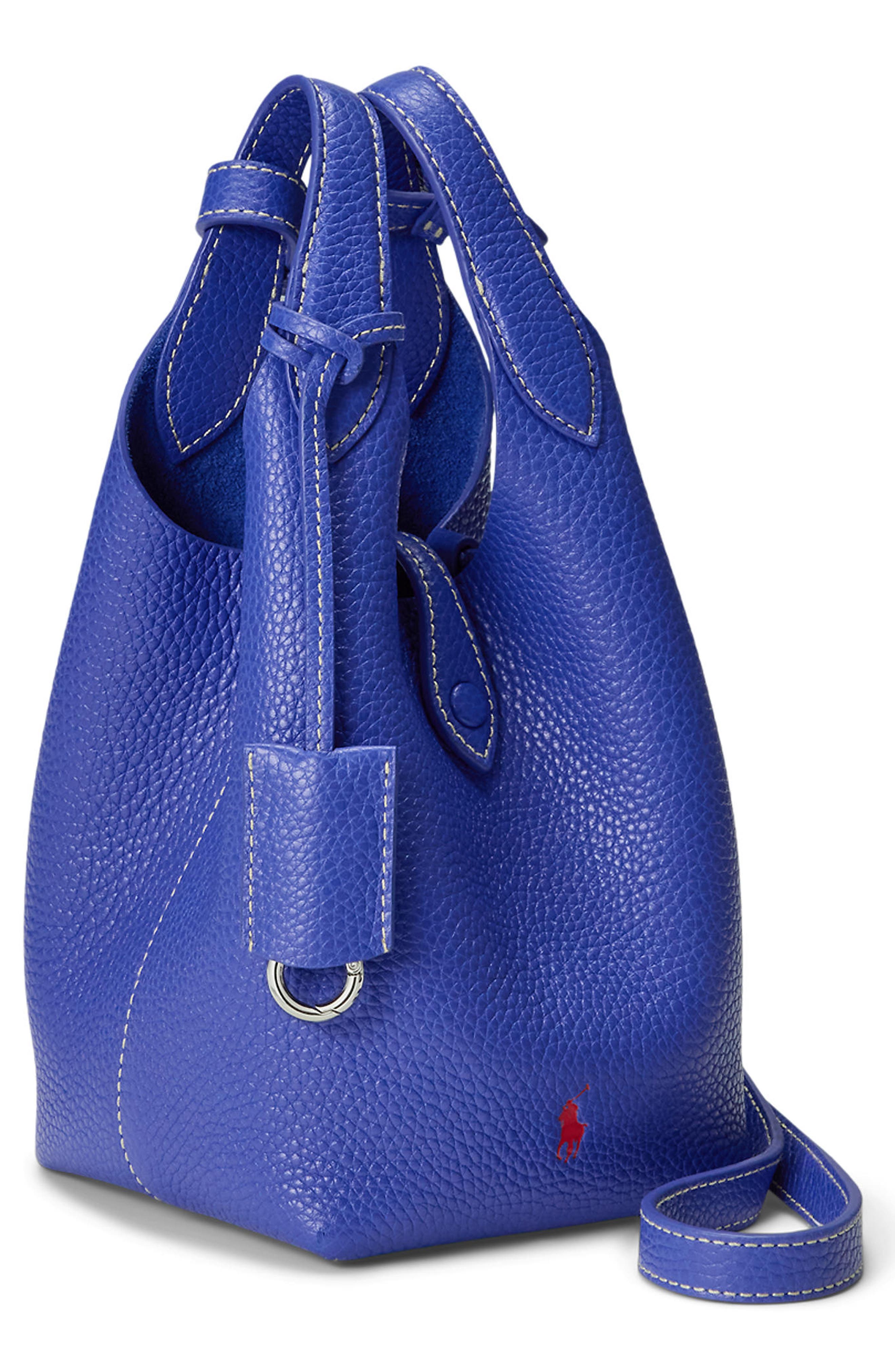 Polo Ralph Lauren Small Polo Play Crossbody Tote, Alternate, color, Jellyfish