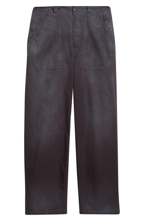 Straight Leg Cotton Pants