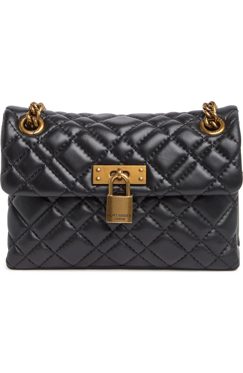 Kurt Geiger London KURT GEIGER Mini Brixton Lock Leather Bag, Main, color,