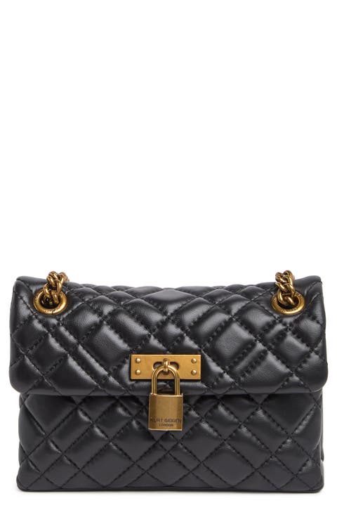 KURT GEIGER Mini Brixton Lock Leather Bag