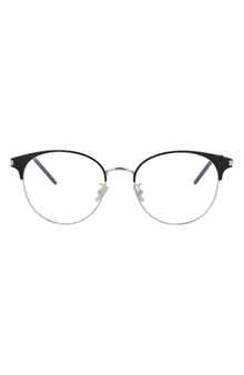 Saint Laurent 52mm Cat Eye Optical Glasses