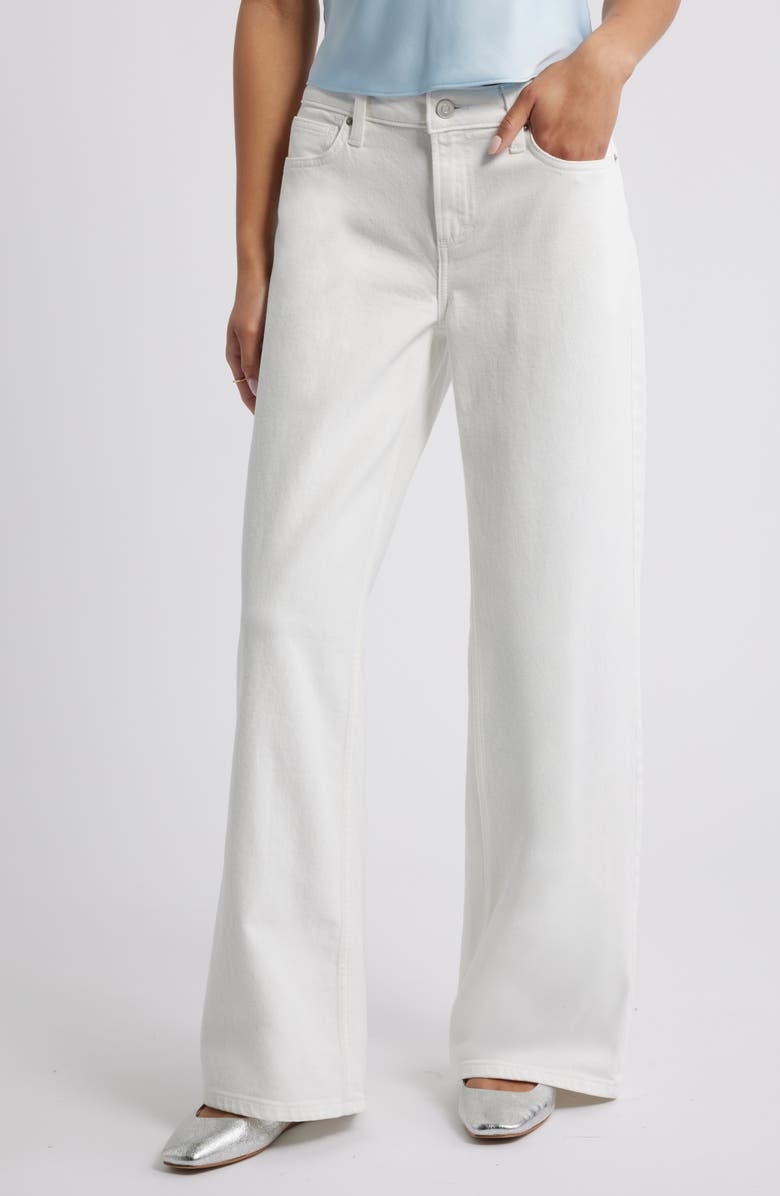 BP. Low Rise Baggy Wide Leg Jeans, Main, color, White