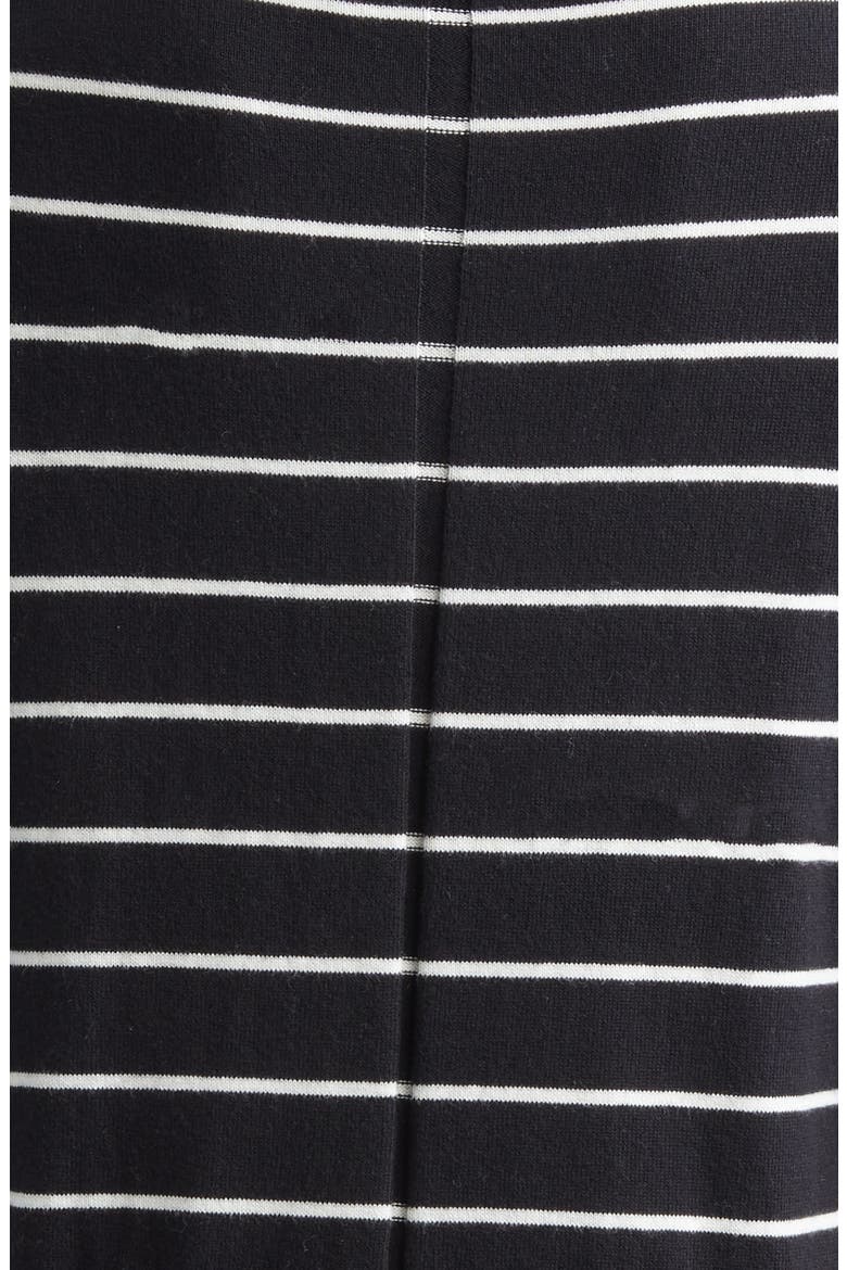 Thibeaut Stripe Cotton & Cashmere Cardigan, Alternate, color, BLACKLEAD