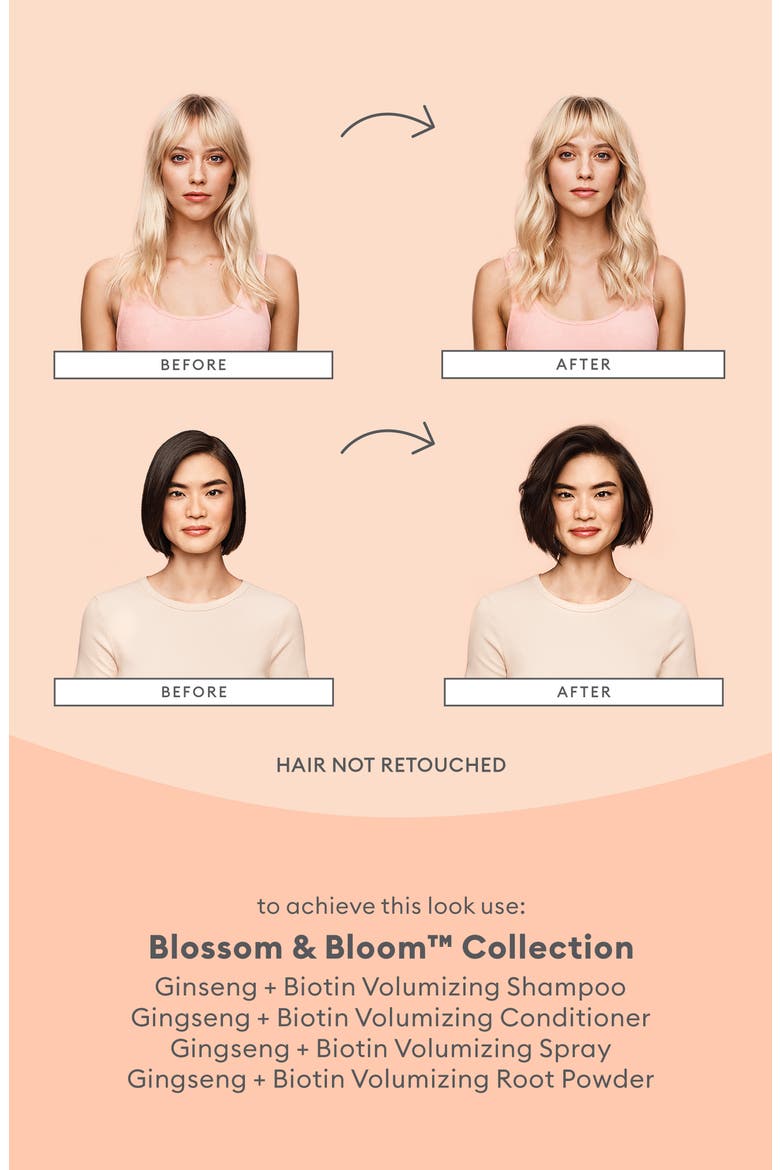 Blossom & Bloom Ginseng + Biotin Volumizing Shampoo, Alternate, color, NO COLOR