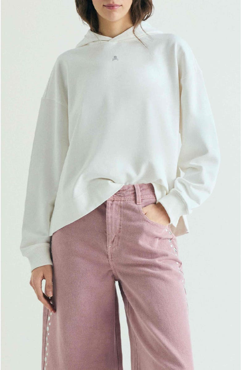 Scalpers Basic Hoodie, Main, color, Ecru