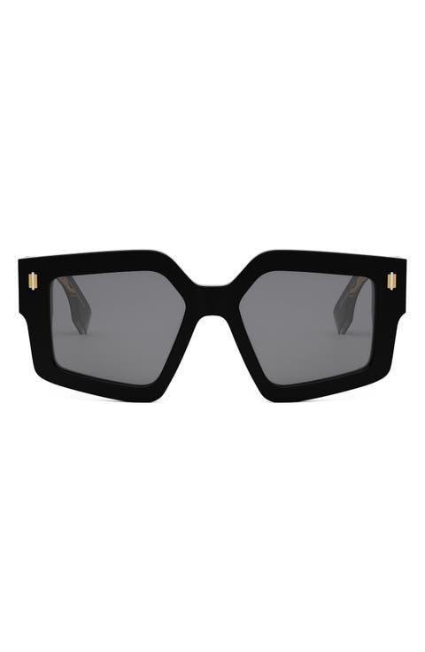 Roma 52mm Square Sunglasses