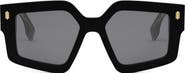 Fendi Roma 52mm Square Sunglasses