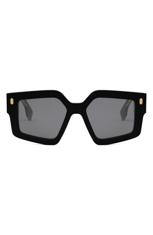 Fendi Roma 52mm Square Sunglasses