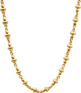 Clare V. Petit Mushroom Link Necklace