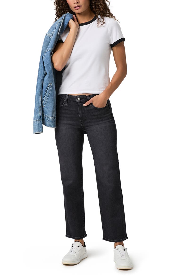 Mason Ankle Straight Leg Jeans, Alternate, color, INK BLACK