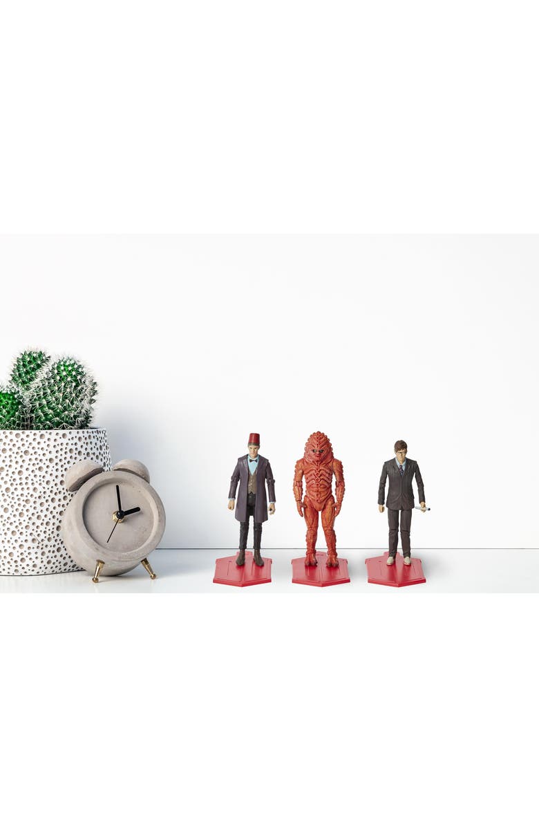 Toynk Doctor Who 3.75" Day of the Doctor Action Figure 3-Pack, Alternate, color, Red