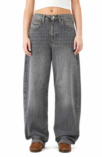 BDG Urban Outfitters Logan Stripe Baggy Wide Leg Jeans