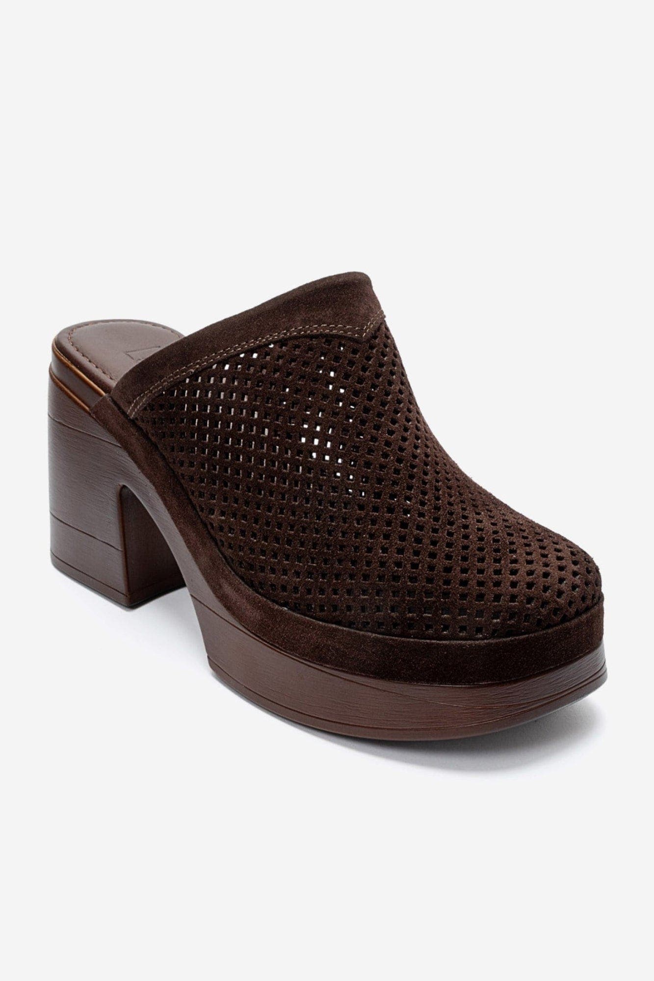 Dejas Leather Platform Block Heel Sandal, Alternate, color, Brown Suede